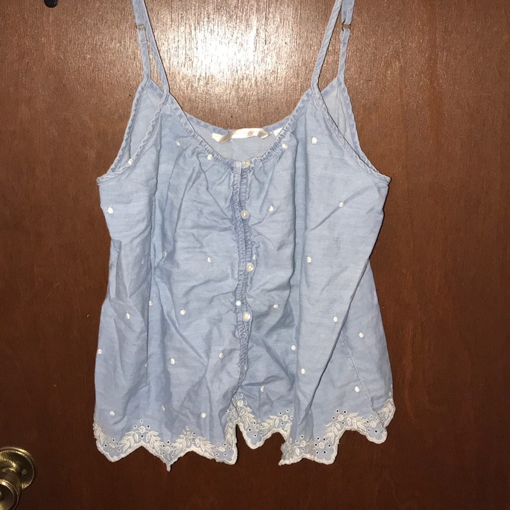 Denim tank top